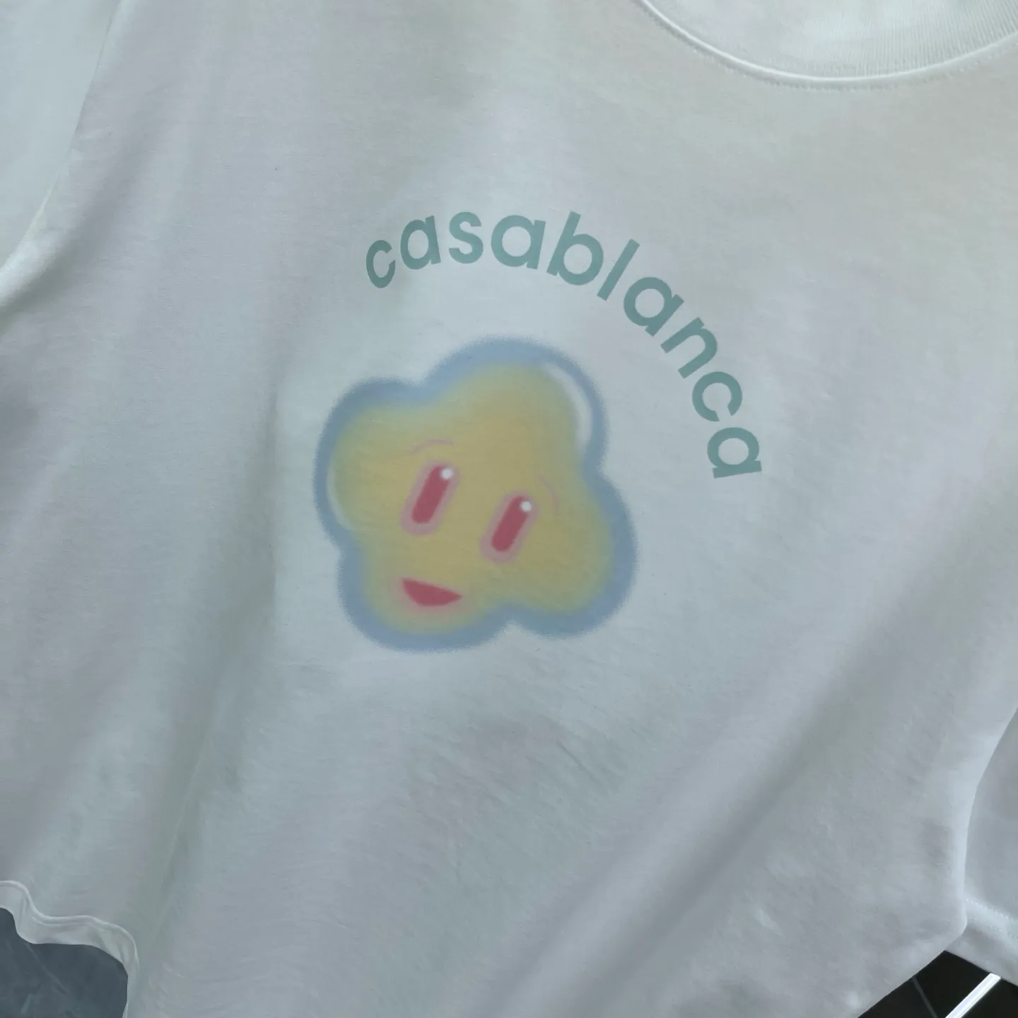 New Arrival Casablanca Classic Series T ～ ， ， 。 ， Classic ， In Stock ！ ：White Black Light Blue Orange Pink（5 ） Size：S M L XL XXL